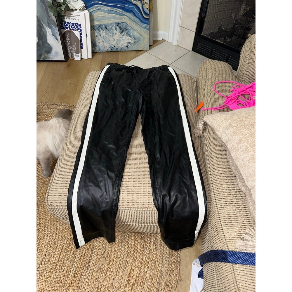ASOS Faux Black Leather Pants